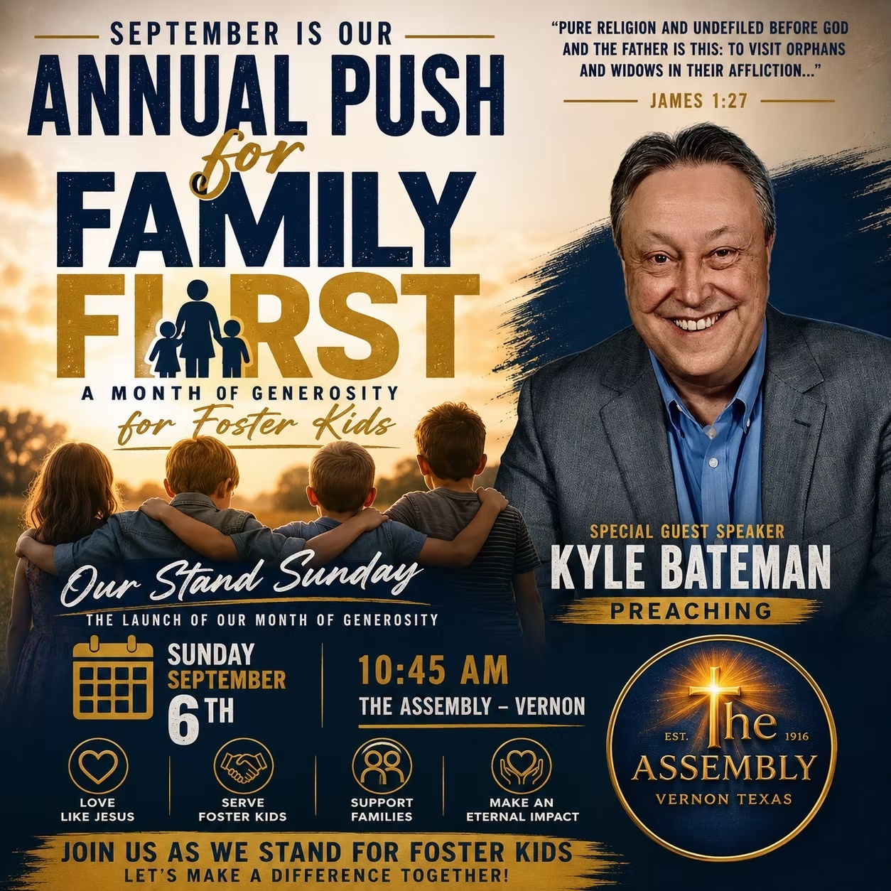 Stand Sunday: Annual Push for Family First event at The Assembly Vernon